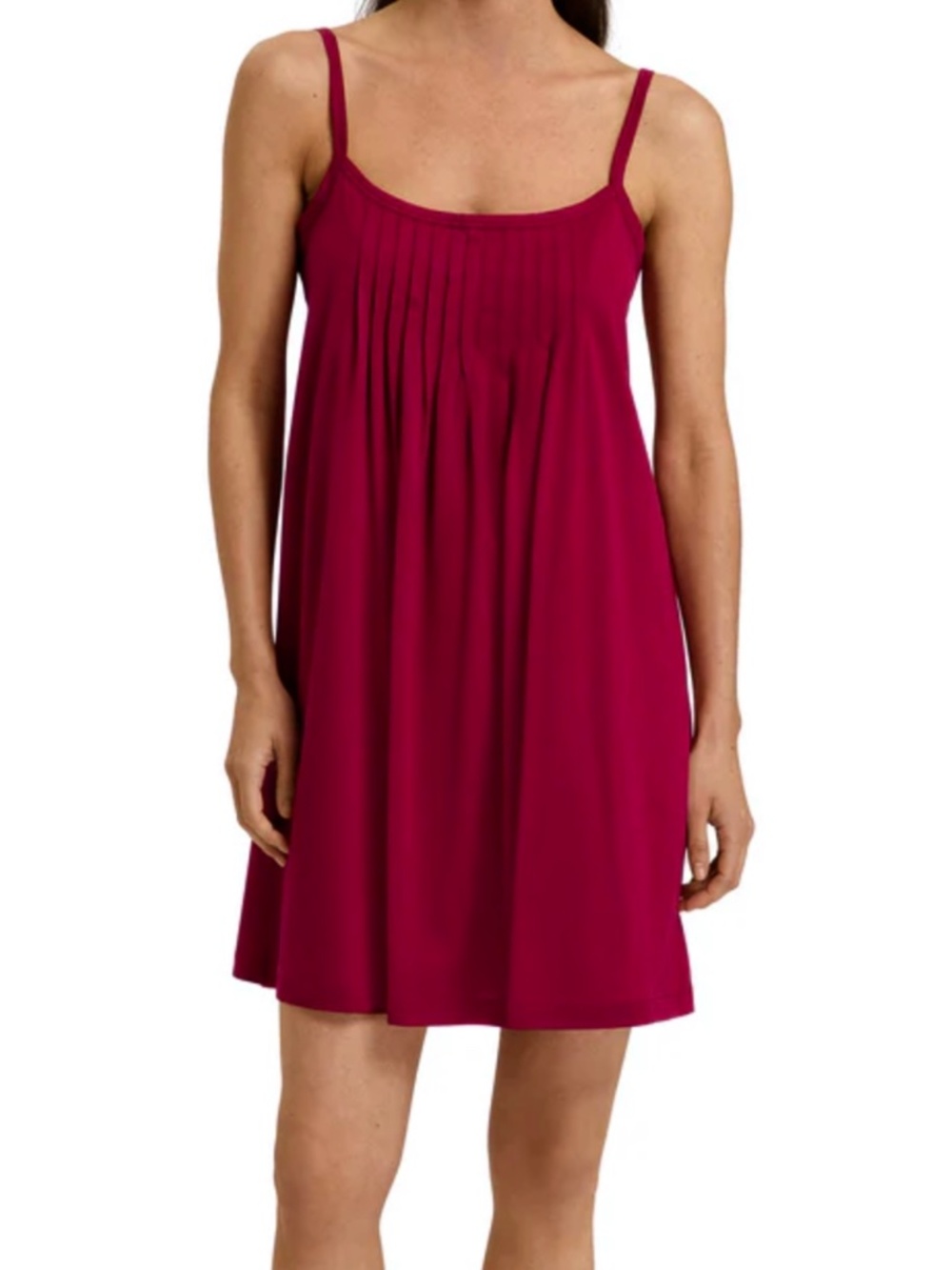 Hanro Juliet Babydoll Nightgown Garnet Excellent Condition